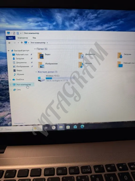 Ноутбук ASUS рабочий