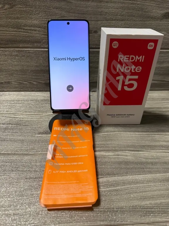 Xiaomi REDMI Note 15 Black 8GB RAM 128GB ROM