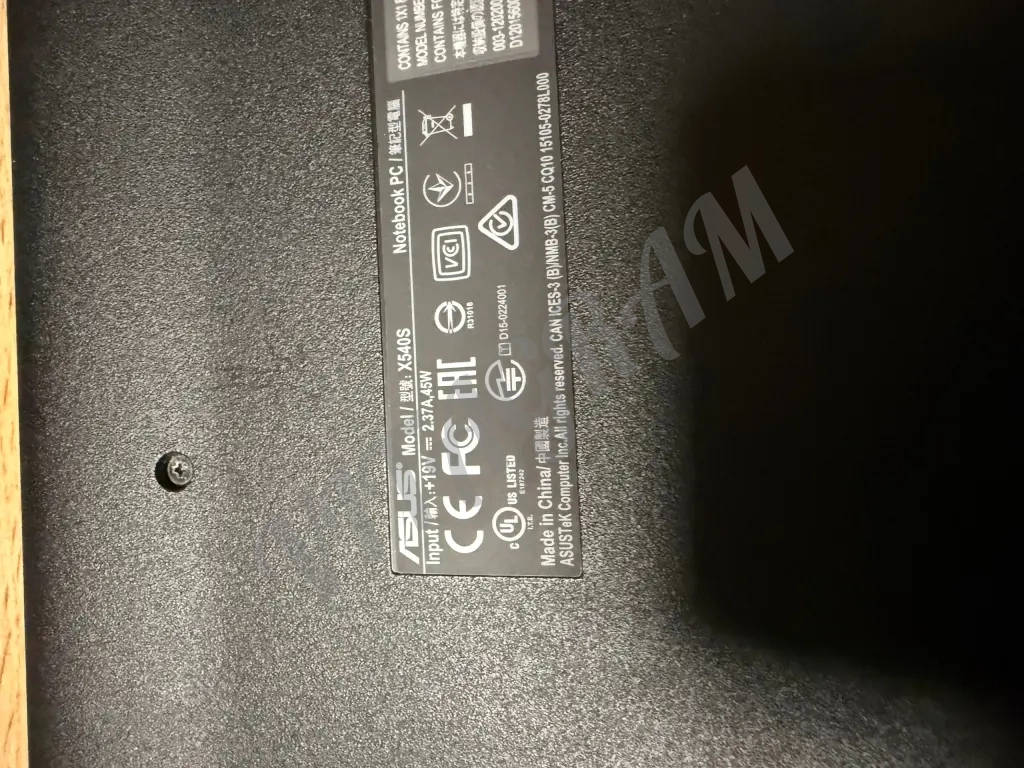 Ноутбук ASUS рабочий