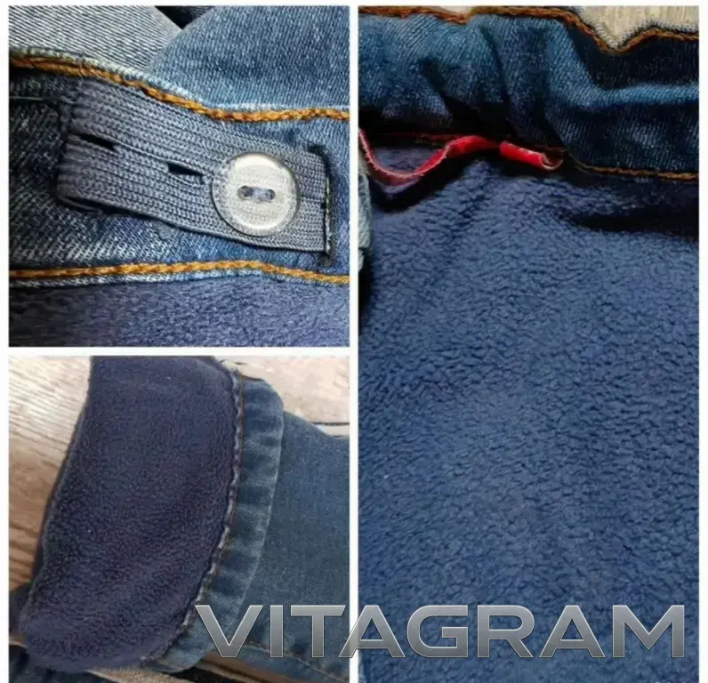 Джинсы утепленные для девочки 146