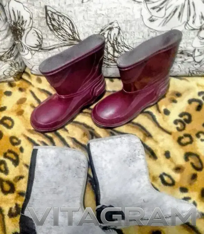 Сапоги резиновые с утеплителем р33-34