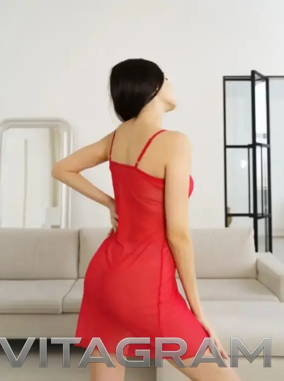 пеньюар прозрачный красный