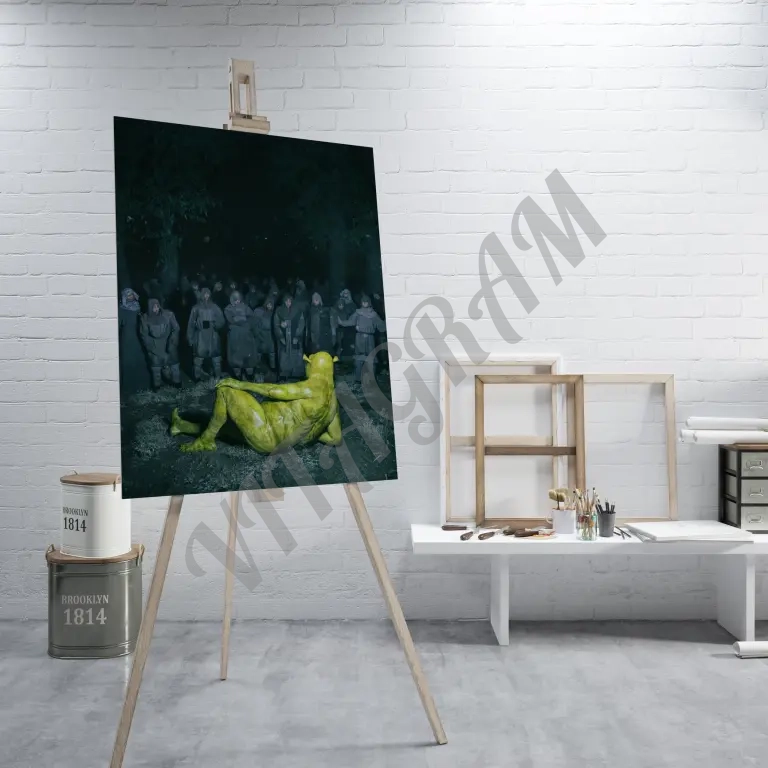 Картина на холсте "Шрек как всегда"