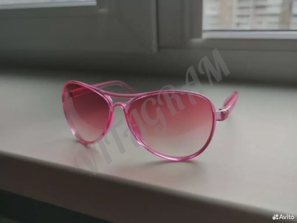 Очки розовые под Авиаторы