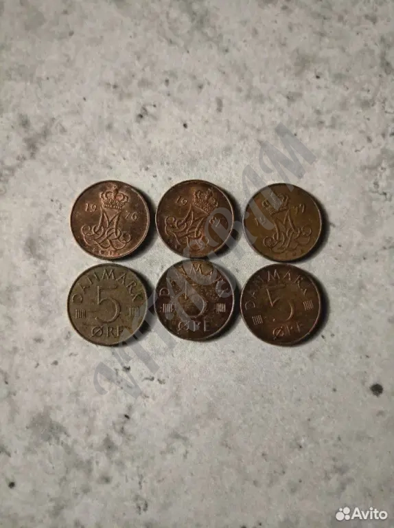 5 эре Дания 1976-81