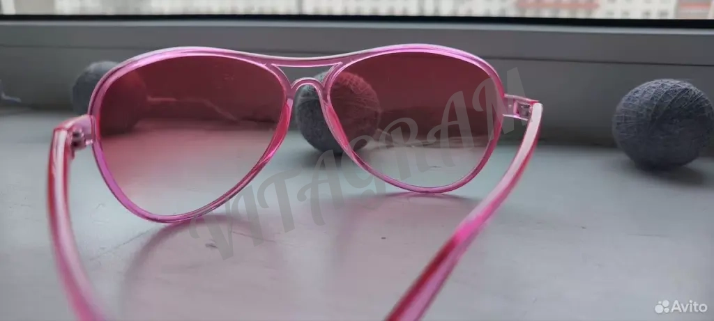 Очки розовые под Авиаторы