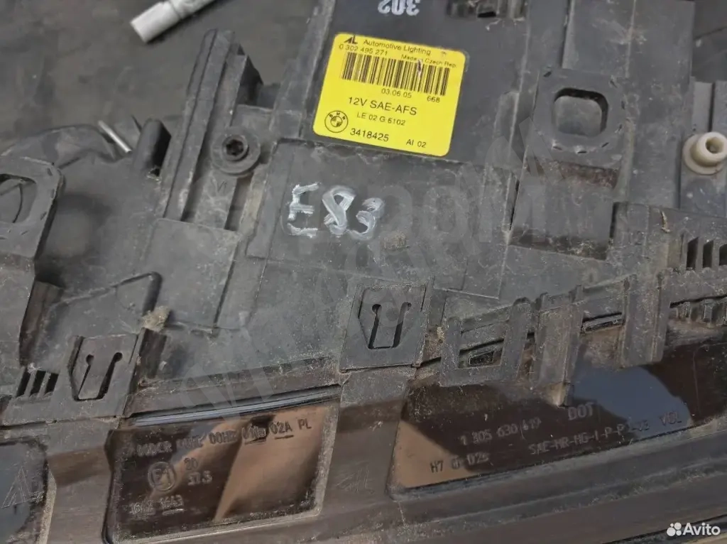 Фара левая адаптив бмв х3 е83