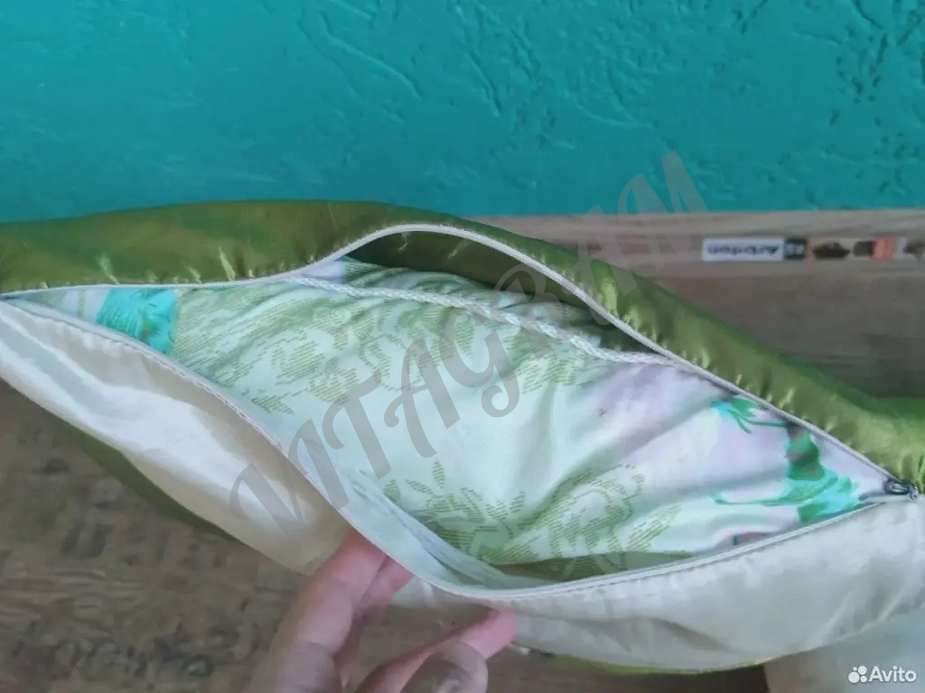 Декоративные подушки зеленые