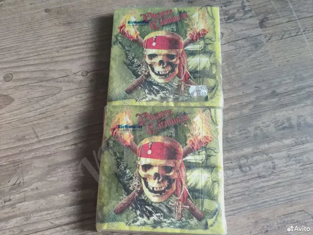 Салфетки Пираты Карибского моря