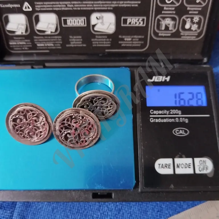 Комплект Серьги И Кольцо 925