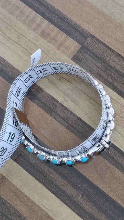 Браслет Женский новый Серебро 925 Бирюза 16-16.5см.р.