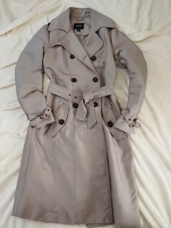 Плащ тренч 42 O'Stin (Остин) женский серый