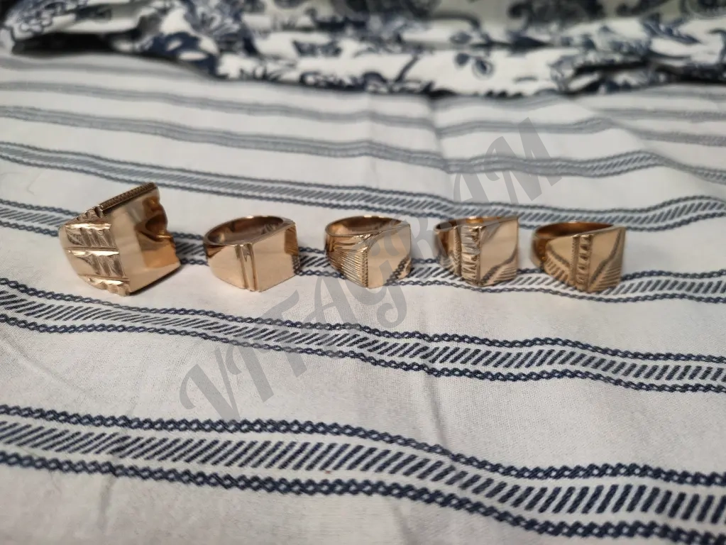 Перстень печатка Рандоль с пробой 585