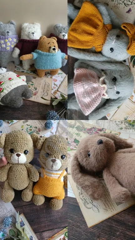 Вязание игрушек