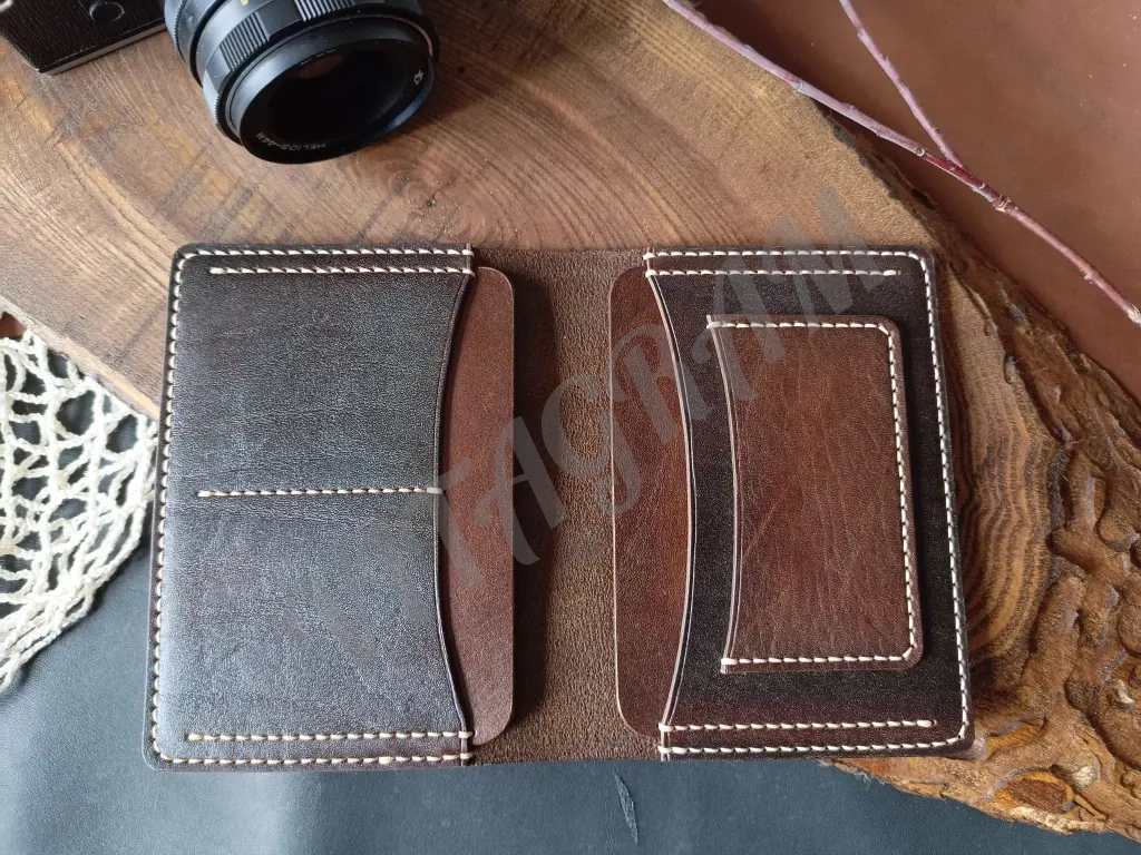 Автодокументница,докхолдер,обложка для паспорта из натуральной кожи ручной работы