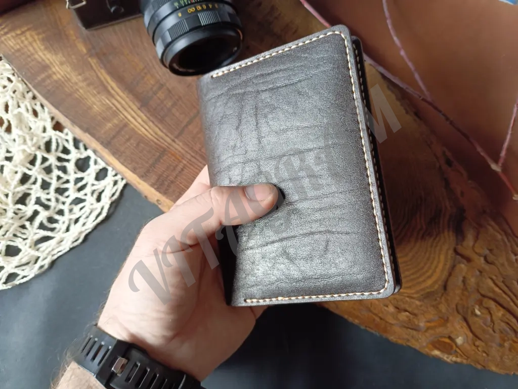 Автодокументница,докхолдер,обложка для паспорта из натуральной кожи ручной работы