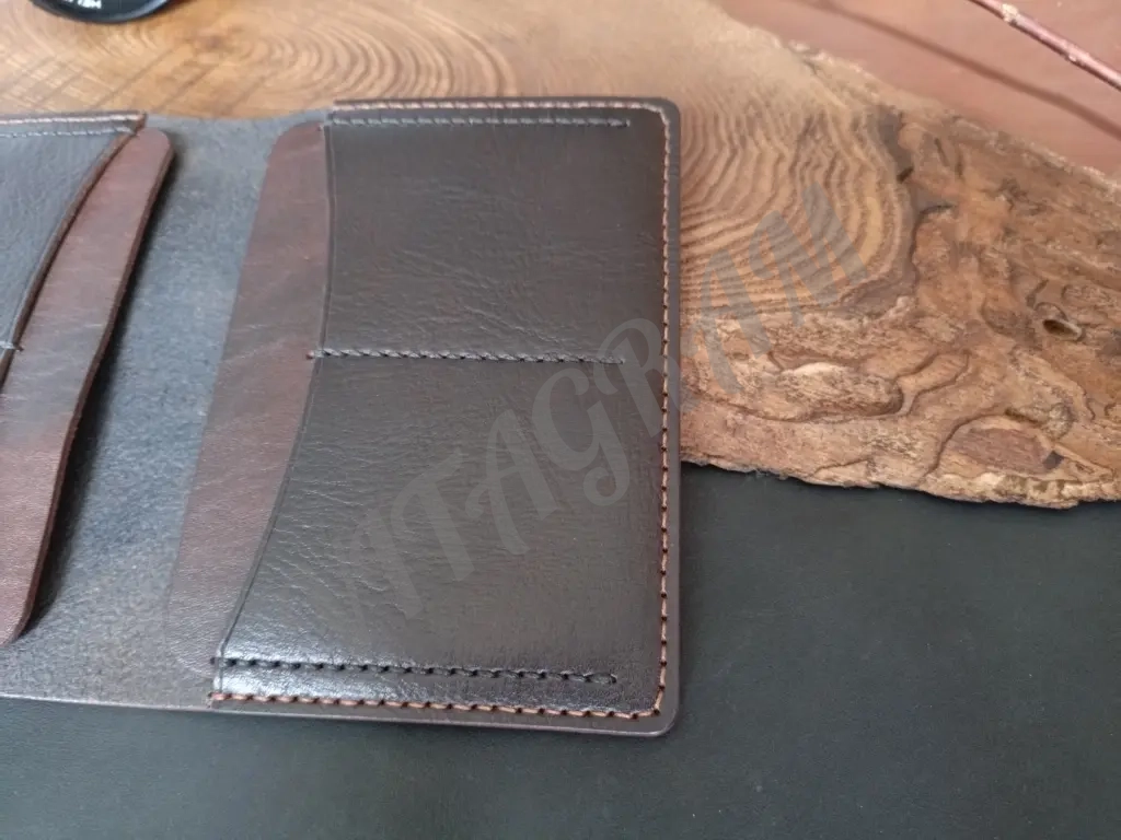 Обложка для паспорта,докхолдер,автодокументница из натуральной кожи ручной работы