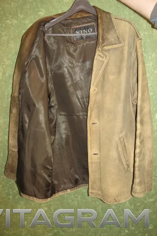 Куртка мужская кожаная Nino р 56-58