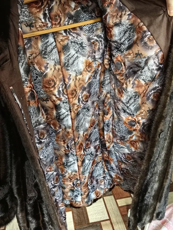 Шуба зимняя женская 52-54