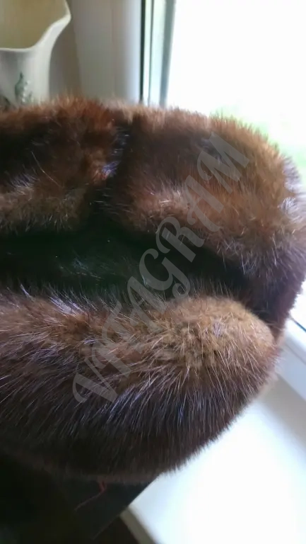 Шапка формовка норковая в хорошем состоянии