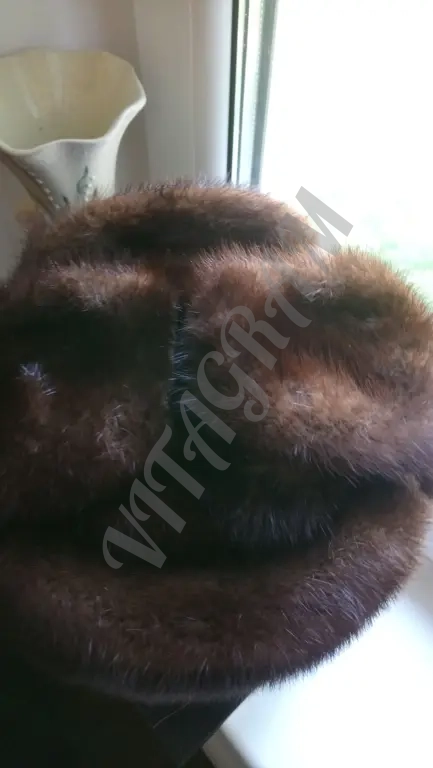 Шапка формовка норковая в хорошем состоянии