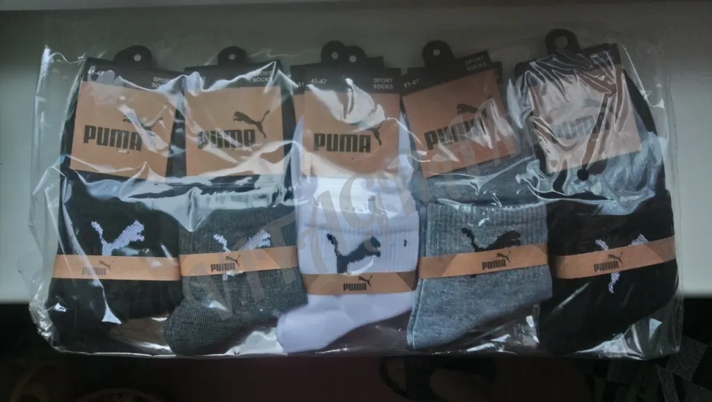 Puma, Adidas. Носки в упаковке по 10 шт