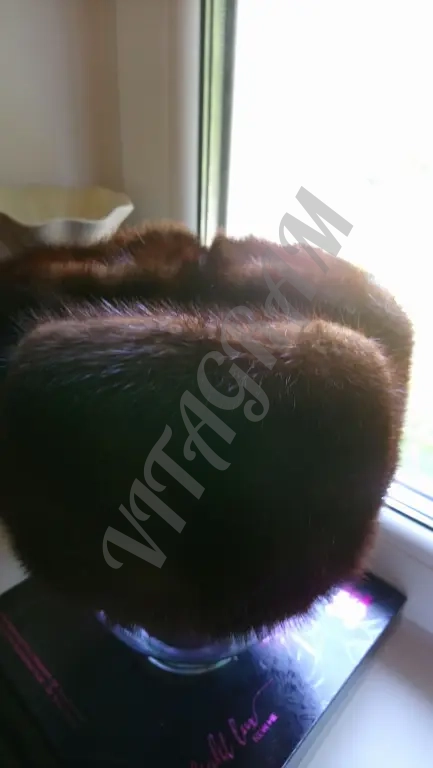 Шапка формовка норковая в хорошем состоянии