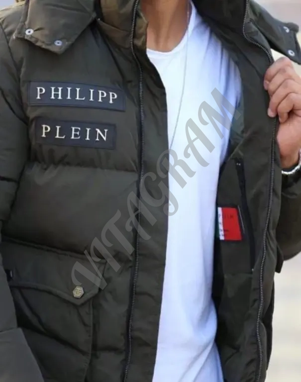 Philip Plein. Куртки с отстёгивающимся капюшоном зимние