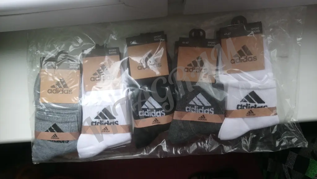 Puma, Adidas. Носки в упаковке по 10 шт