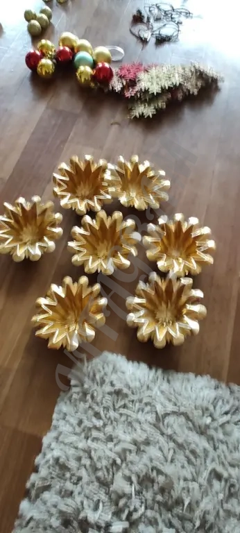 Розетки новогодние из фольги.СССР