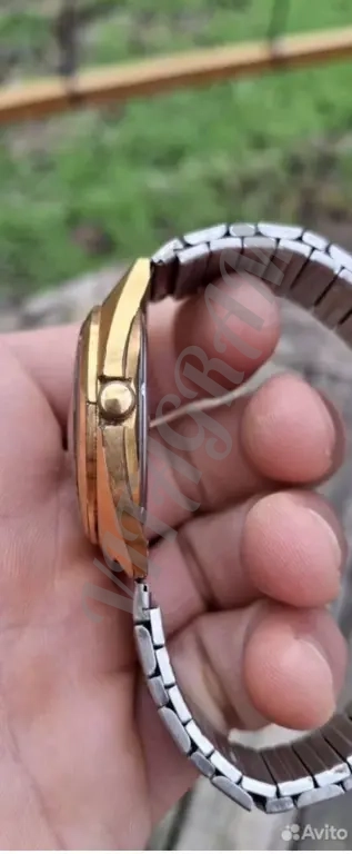 Мужские часы “Чайка”, 17 камней, позолота AU-10 – рабочие