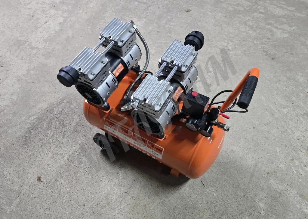 Компрессор воздушный 50 литров безмасляный