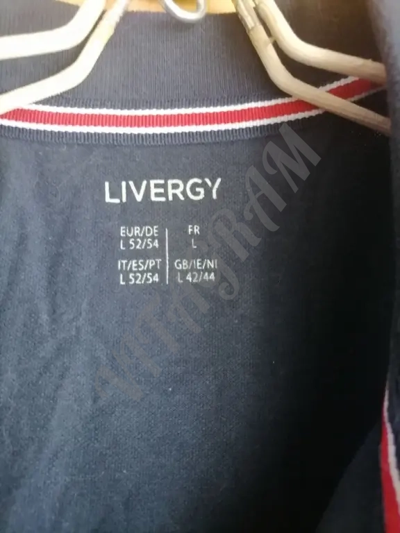 Футболка, поло Livergy, L хлопок