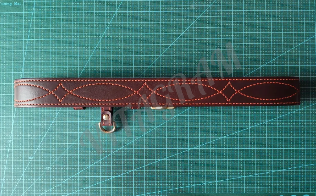 Ремень 44 мм с офицерской прошивкой