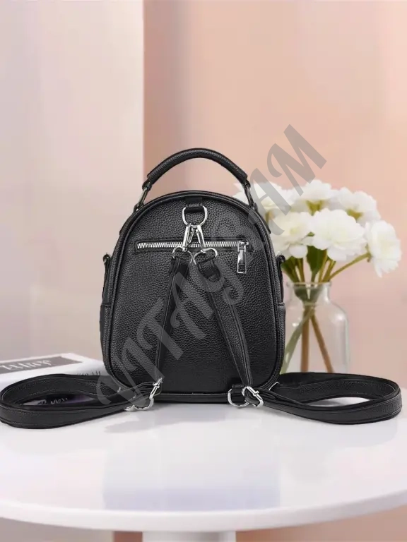 Женский рюкзак сумка "мини" черный