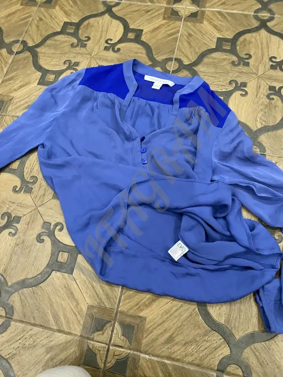 Шелковая рубашка Diana von furstenberg оригинал