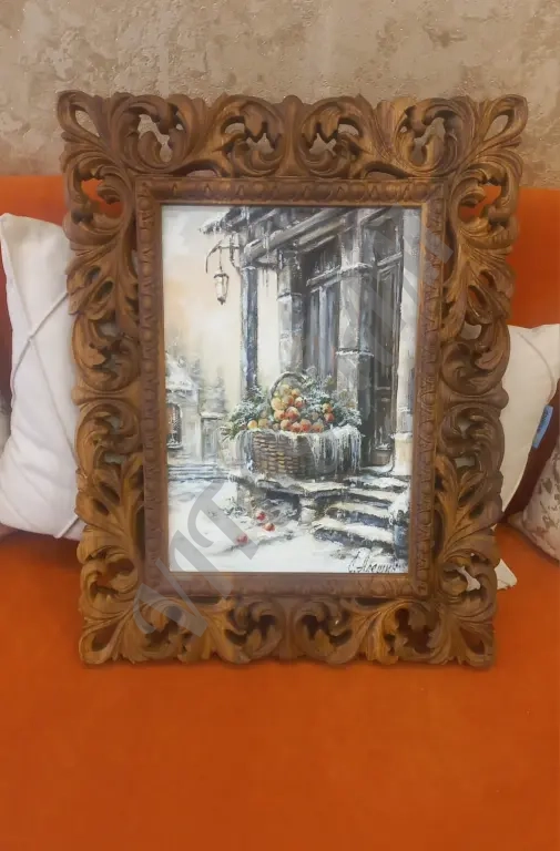 Резная рамка из дуба "Прага"