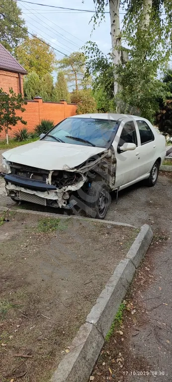 Fiat Albea после ДТП