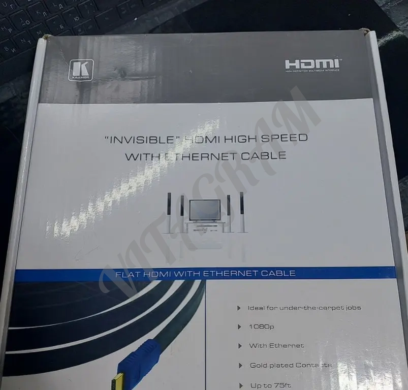 Hdmi (HEC) Kramer Electronics C-HM/HM/flat/ETH-50
