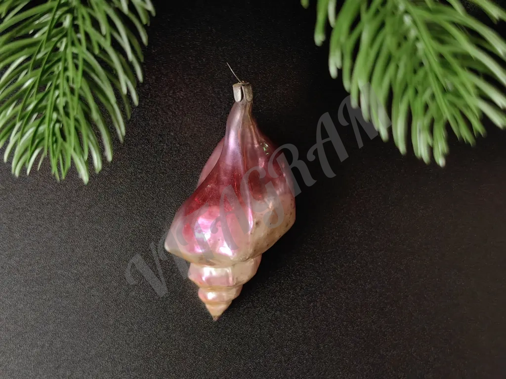 Елочная игрушка СССР рапан