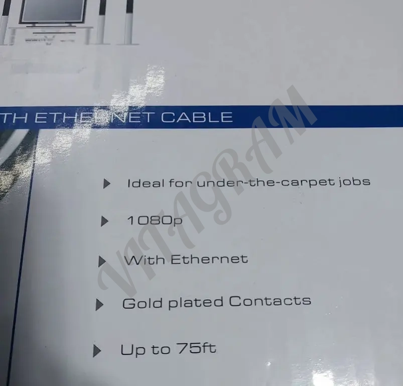 Hdmi (HEC) Kramer Electronics C-HM/HM/flat/ETH-50