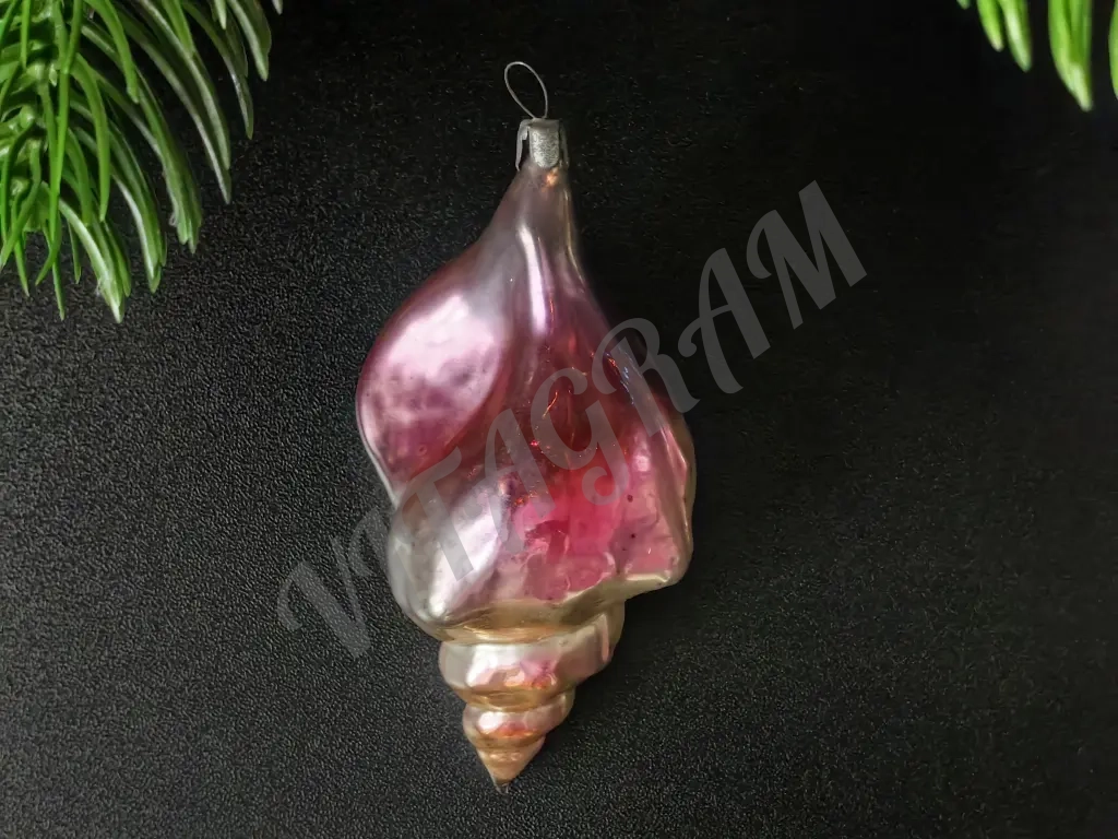 Елочная игрушка СССР рапан