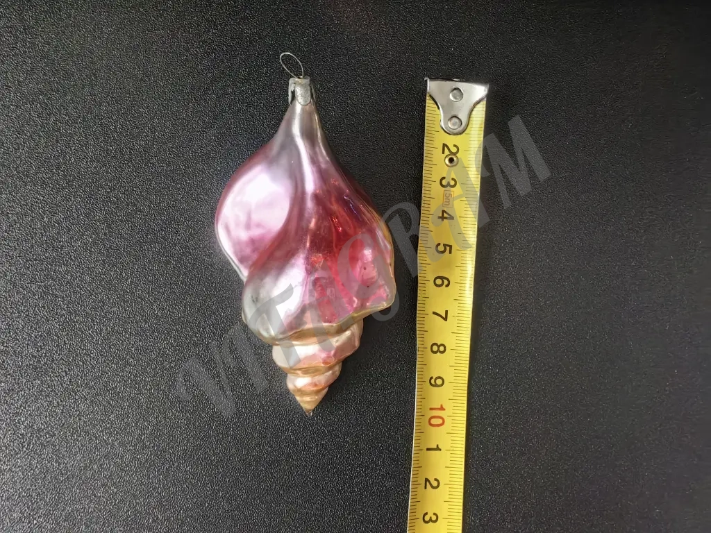 Елочная игрушка СССР рапан