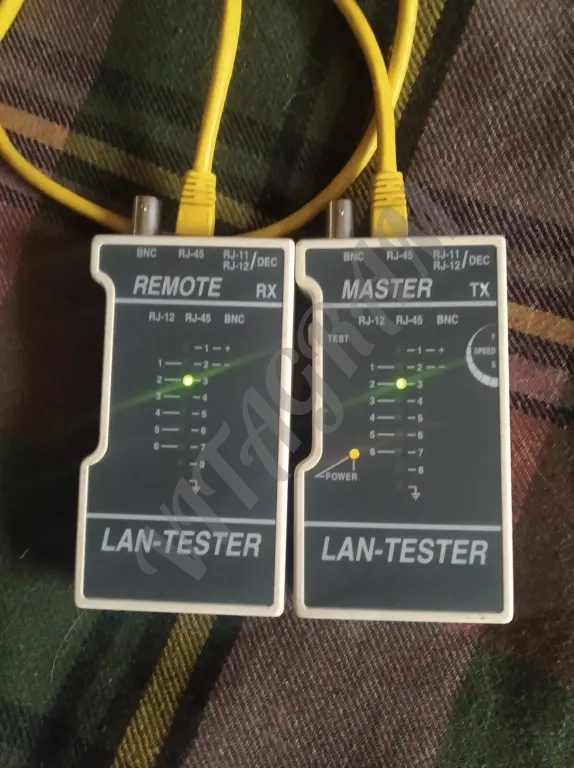 Lan tester. RJ-45, RJ-11/12, BNC. 305м