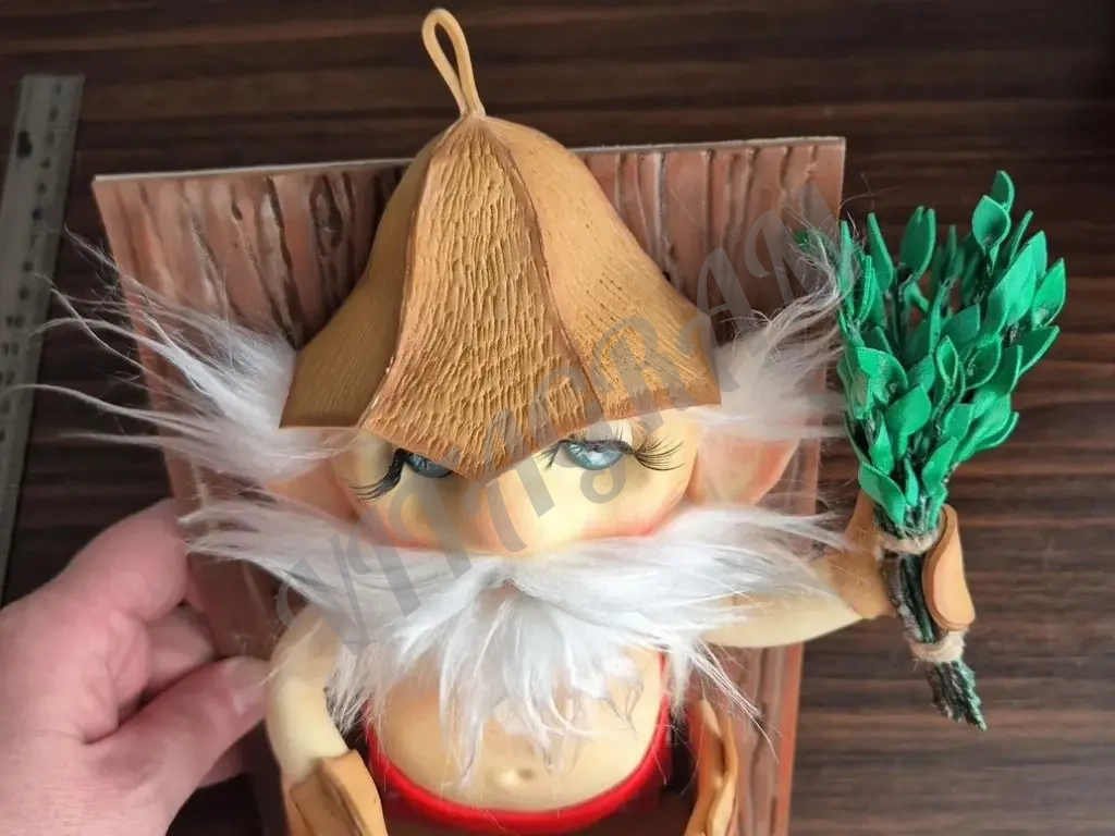 Панно в баню Банщик/Мужичок