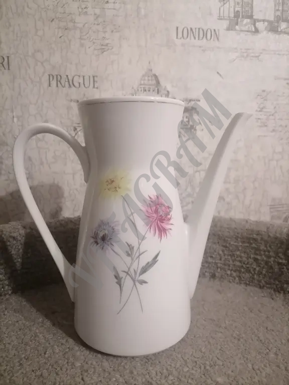 Кофейник Астры, фарфор
