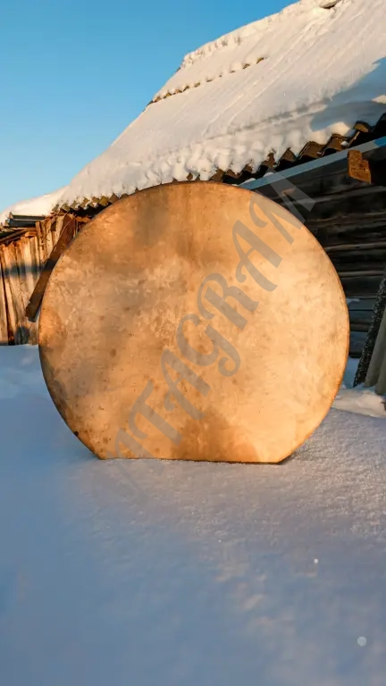 Шаманский бубен, 78 см.