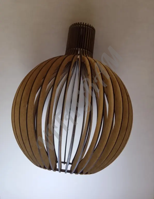 Люстра из дерева Кувшин