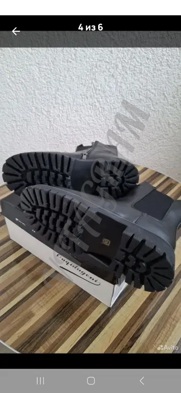 Полусапоги новые женские иск мех. кожзам