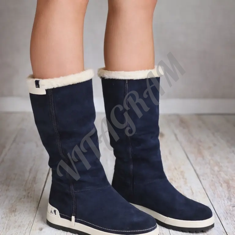 Женские сапоги натуральная замша